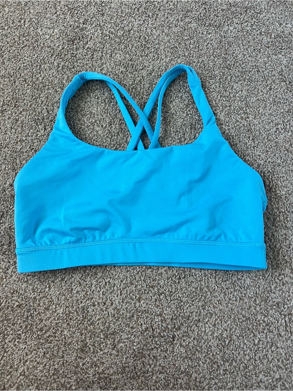lululemon athletica Turquoise Crossback Bra
